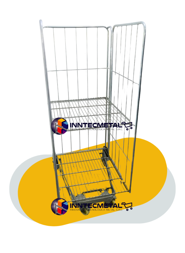 Roll Conteiner con repisa central sin puerta ni techo