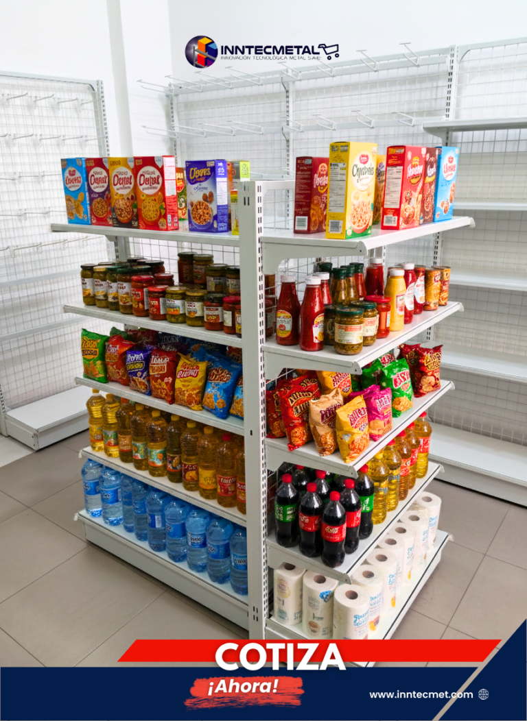 Góndola Metálica Cabecera - inntecmetal - 1