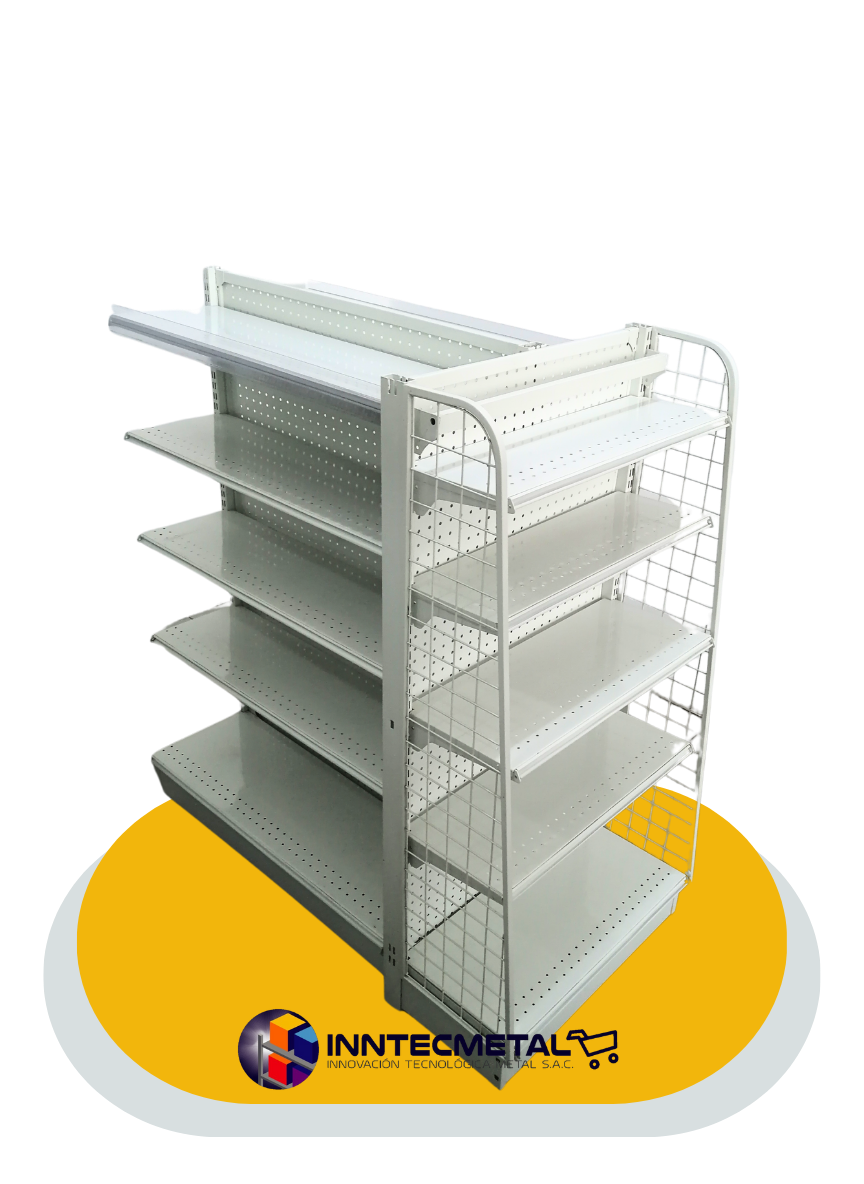 Gondolas metálicas para minimarket 1