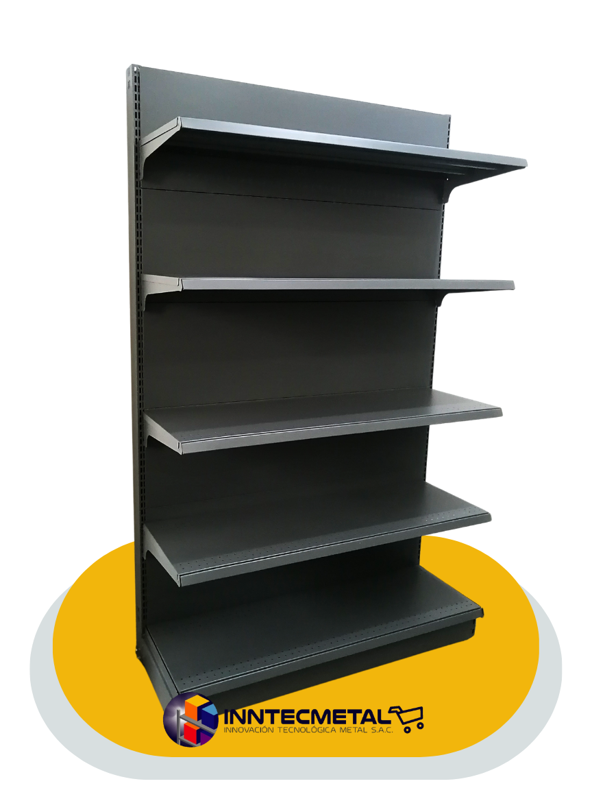 Gondolas metálicas para minimarket 10