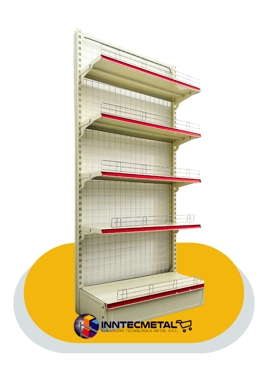 Gondolas metálicas para minimarket 2