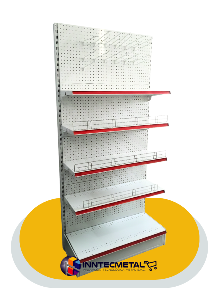 Gondolas metálicas para minimarket 3
