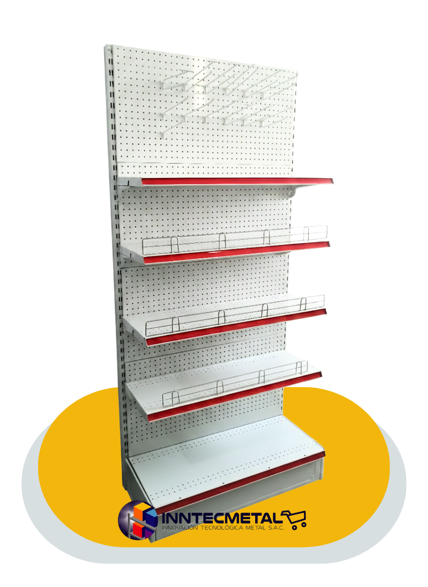 Gondolas metálicas para minimarket 3