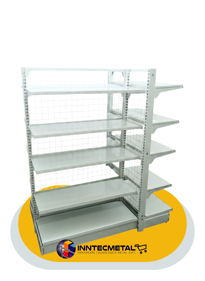 Gondolas metálicas para minimarket 5