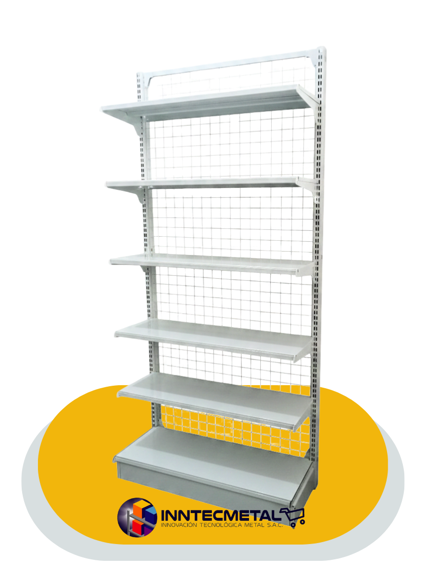 Gondolas metálicas para minimarket 6