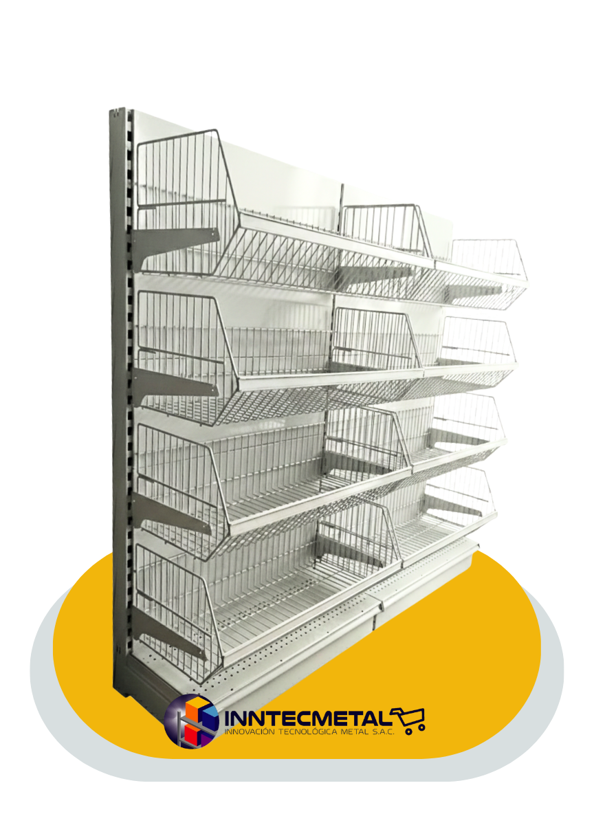 Gondolas metálicas para minimarket 7