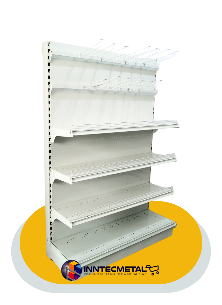 Gondolas metálicas para minimarket 8